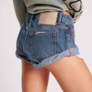 One X Oneteaspoon Jean Shorts 5 Pocket Zip Up Size 29